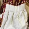 Red/Gold Goblet Pleat Interlined Curtains - 2 Pairs Available - Image 2
