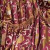Red/Gold Goblet Pleat Interlined Curtains - 2 Pairs Available - Image 5