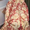 Osborne & Little Curtains in Terracotta & Cream with Pinch Pleats and Interlining W290 D221 - Image 3