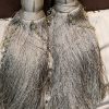 One pair of lovely Light Gold Tiebacks with two-tone rope and gold tassels detail - Image 3