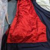 Large Navy Wool Single Second-Hand Curtain W259 D282 - Image 2
