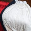 Large Navy Wool Single Second-Hand Curtain W259 D282 - Image 4