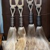 Silk Rope and Tassel Tiebacks with wooden detailing