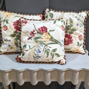 Cream Floral Nobilis Cushions