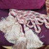 Pink White & Cream Rope & Tassel Double-Headed Tie-Backs - Image 2