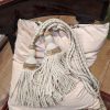 Cream Rope and Tassel Tie-Backs with Velvet top Detailing - Image 2