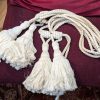 Lovely Off-White Rope/Tassel Tie-Backs - Up to 2 Pairs Available - Image 2