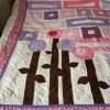 Vintage Hand made Patchwork Bed Cover - Image 2
