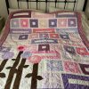 Vintage Hand made Patchwork Bed Cover