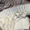 Lovely Grey Velvet Chenille Pencil Pleat Curtains with Blackout Lining W253 D250 - Image 6