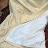 Light Gold Damask Curtains with Pencil Pleats W244 D257 - Image 4