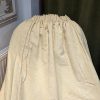 Light Gold Damask Curtains with Pencil Pleats W244 D257 - Image 5