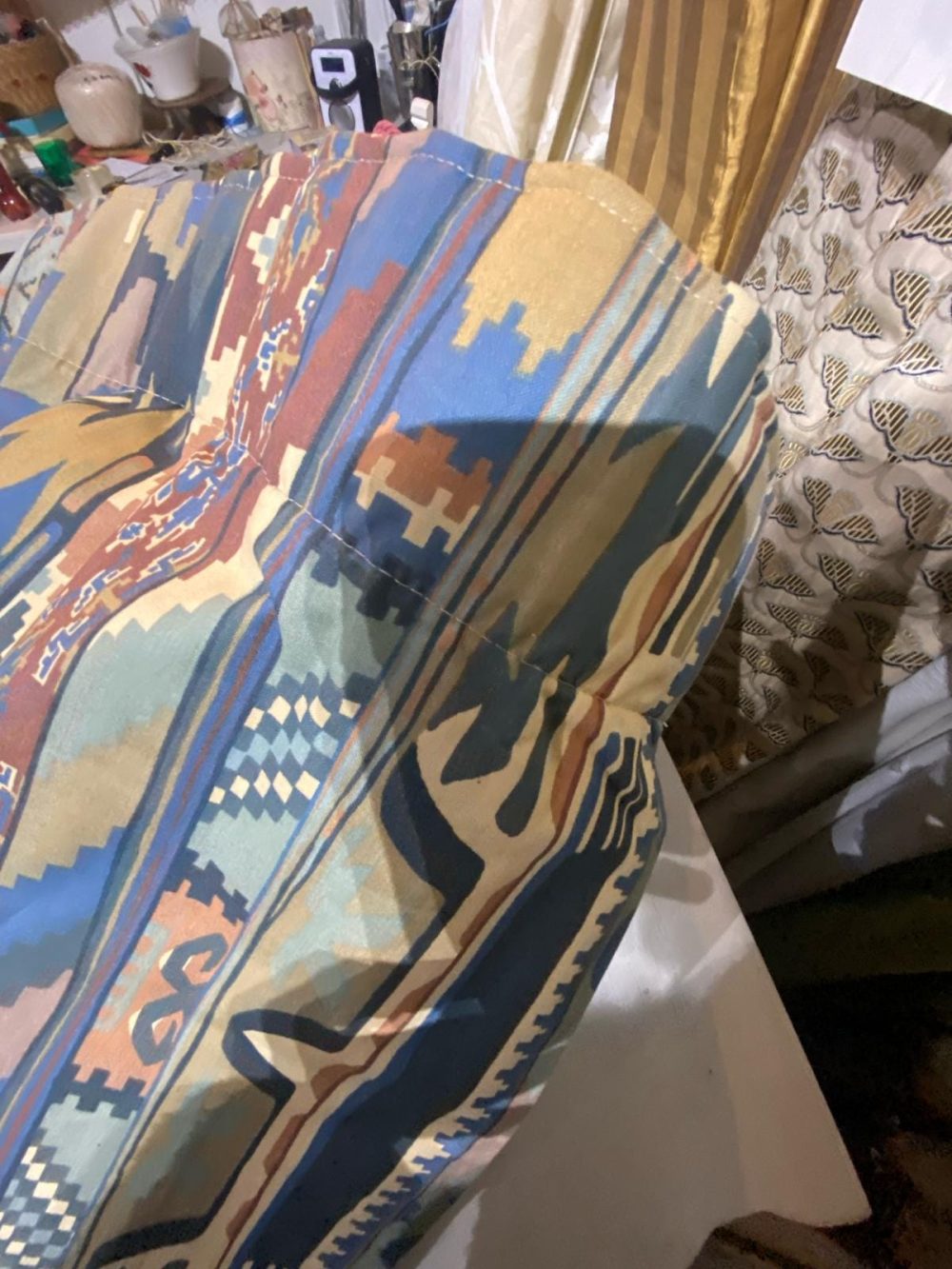 second-hand vintage curtains