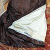 Dark Chocolate Brown Velvet Second-Hand Curtains - 2 Pairs - Image 5