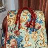 Vintage Nina Campbell Second-Hand Shaped Curtain W107 D226 - Image 7