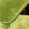 Four Feather Filled Green Velvet Cushions - Image 2