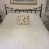 White Cotton Laura Ashley Double Bed Cover - Image 2