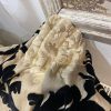 Black/Cream Damask Cut Velvet Second-Hand Curtain W277 D226 - Image 8