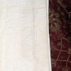 Long Vintage Cream Damask Pencil Pleat Second-Hand Curtains - 2 Pairs Available [Free Postage] - Image 9