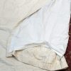 Long Vintage Cream Damask Pencil Pleat Second-Hand Curtains - 2 Pairs Available [Free Postage] - Image 6