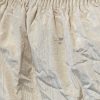 Cream Vintage Silk Moire Tape Top Second-Hand Curtains W182 D272 - Image 6