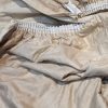 Cream Vintage Silk Moire Tape Top Second-Hand Curtains W182 D272 - Image 7