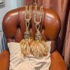 Glamorous Peach and Cream Spanish Rope & Tassel Tie-backs - 11 pairs available - Image 2