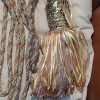 Glamorous Peach and Cream Spanish Rope & Tassel Tie-backs - 11 pairs available - Image 3
