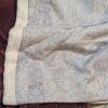 Very Long Vintage Blue/Grey Paisley Second-Hand Curtains W220 D300 - Image 9