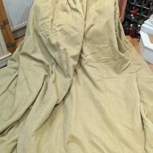 Great Value Cottagey Green Pinch Pleat Second-Hand Curtains W184 D209