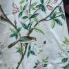 Long Single Vintage Cream Pencil Pleat Second-Hand Curtain W101 D285 - Image 2