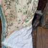 Long Single Vintage Cream Pencil Pleat Second-Hand Curtain W101 D285 - Image 5
