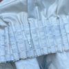 Vintage White Laura Ashley Pencil Pleat Second-Hand Curtains W230 D254 - Image 5