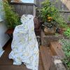 Vintage White Laura Ashley Pencil Pleat Second-Hand Curtains W230 D254 - Image 6