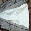 Fab Grey Pinch Pleat Second-Hand Curtains with Interlining - 2 Pairs Available - Image 5