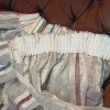 White Cotton and Silk Stripe second-hand Voiles - Up to 3 Pairs available - Image 6