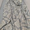 Huge Blue/Grey Silk Pinch Pleat Interlined Second-Hand Curtains W308 D534 - Image 3