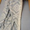 Huge Blue/Grey Silk Pinch Pleat Interlined Second-Hand Curtains W308 D534 - Image 6
