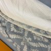 Huge Blue/Grey Silk Pinch Pleat Interlined Second-Hand Curtains W308 D534 - Image 7