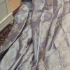Fabulous violet silk mix pinch pleat second-hand curtains - 2 pairs available - Image 2