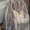 Fabulous violet silk mix pinch pleat second-hand curtains - 2 pairs available - Image 3