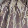 Fabulous violet silk mix pinch pleat second-hand curtains - 2 pairs available - Image 5