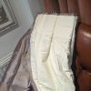 Fabulous violet silk mix pinch pleat second-hand curtains - 2 pairs available - Image 6