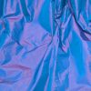 Stunning Electric Blue Silk Taffeta Second-Hand Curtains W172 D267 - Image 2