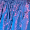 Stunning Electric Blue Silk Taffeta Second-Hand Curtains W172 D267 - Image 6