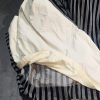 Extra Wide Black & Grey Stripes Velvet Second-Hand Curtain W568 D249 - Image 6