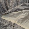 Lovely Shiny Silver Floral Pinch Pleat Second-Hand Curtains W310 D220 - Image 4