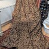 Single Burgundy Chenille Interlined Second-Hand Curtain W112 D224