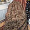 Single Burgundy Chenille Interlined Second-Hand Curtain W112 D224 - Image 3