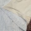 White/Grey Linen Pinch Pleat Interlined Second-Hand Curtains W168 D241 - Image 4